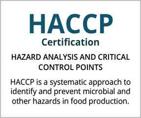 HACCP Certification Bhopal
